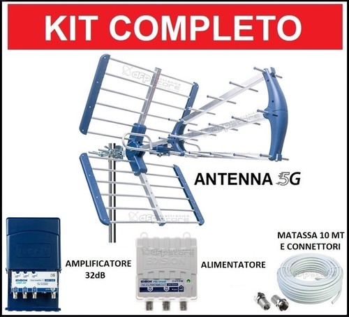 Kit antenna dvb uhf - dvb-t2,